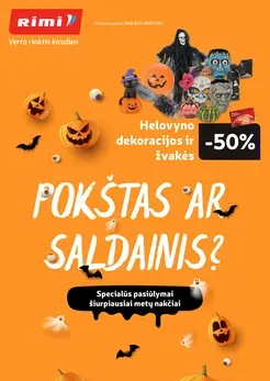 RIMI akcijų leidinys „Helovinas 2025“