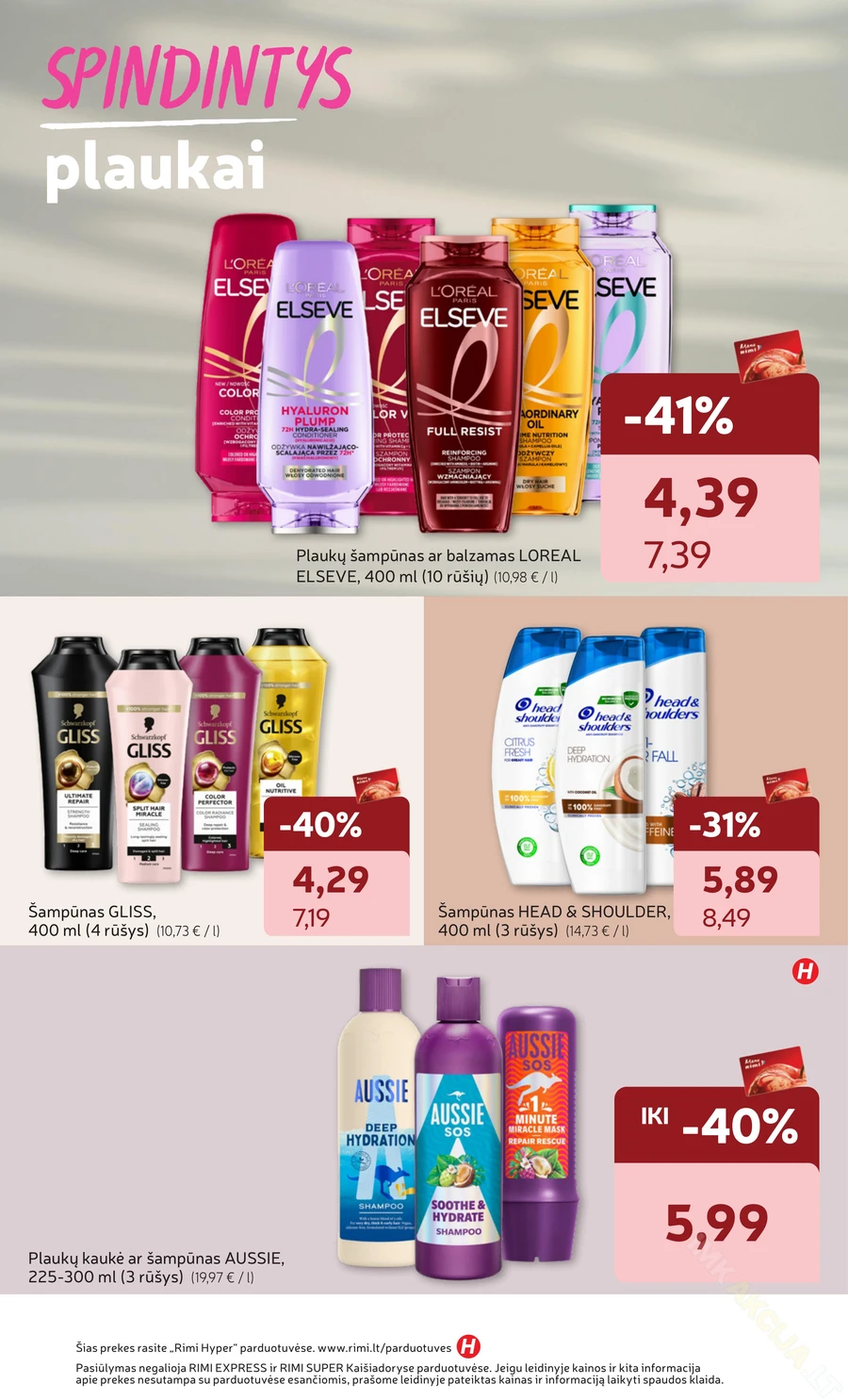 RIMI akcijų leidinys „Viskas grožiui“ puslapis 2