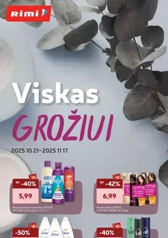 RIMI akcijų leidinys „Viskas grožiui“