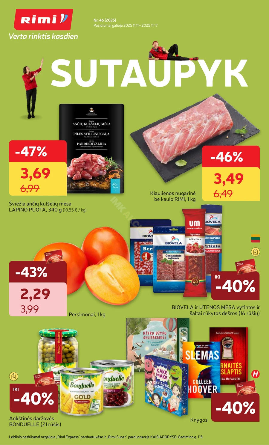 RIMI savaitinis akcijų leidinys Nr. 46 puslapis 1