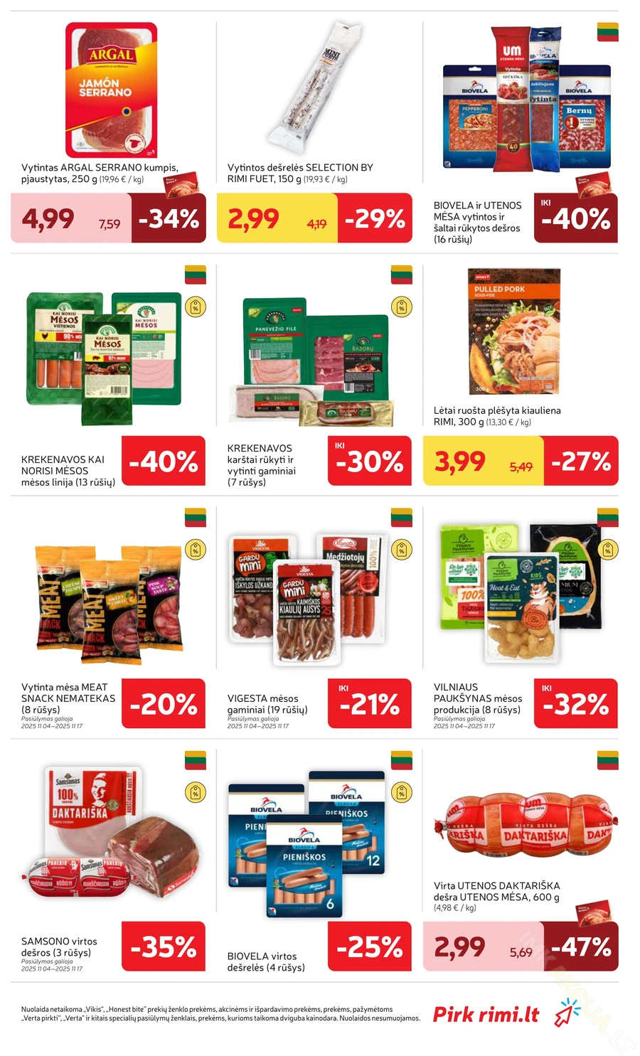 RIMI savaitinis akcijų leidinys Nr. 46 puslapis 19