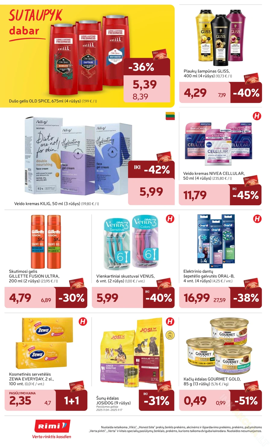 RIMI savaitinis akcijų leidinys Nr. 46 puslapis 34