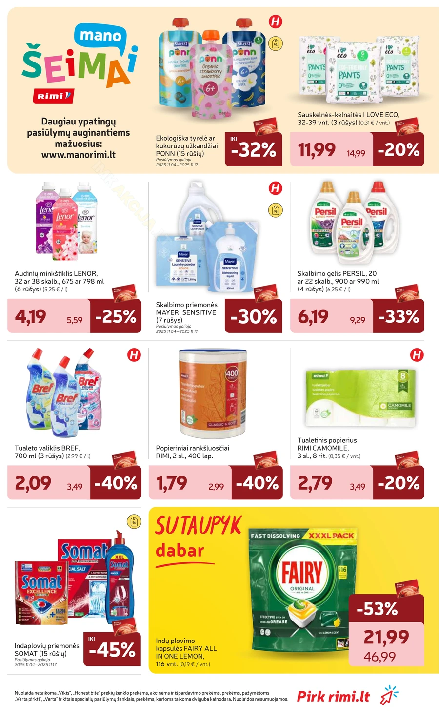 RIMI savaitinis akcijų leidinys Nr. 46 puslapis 35