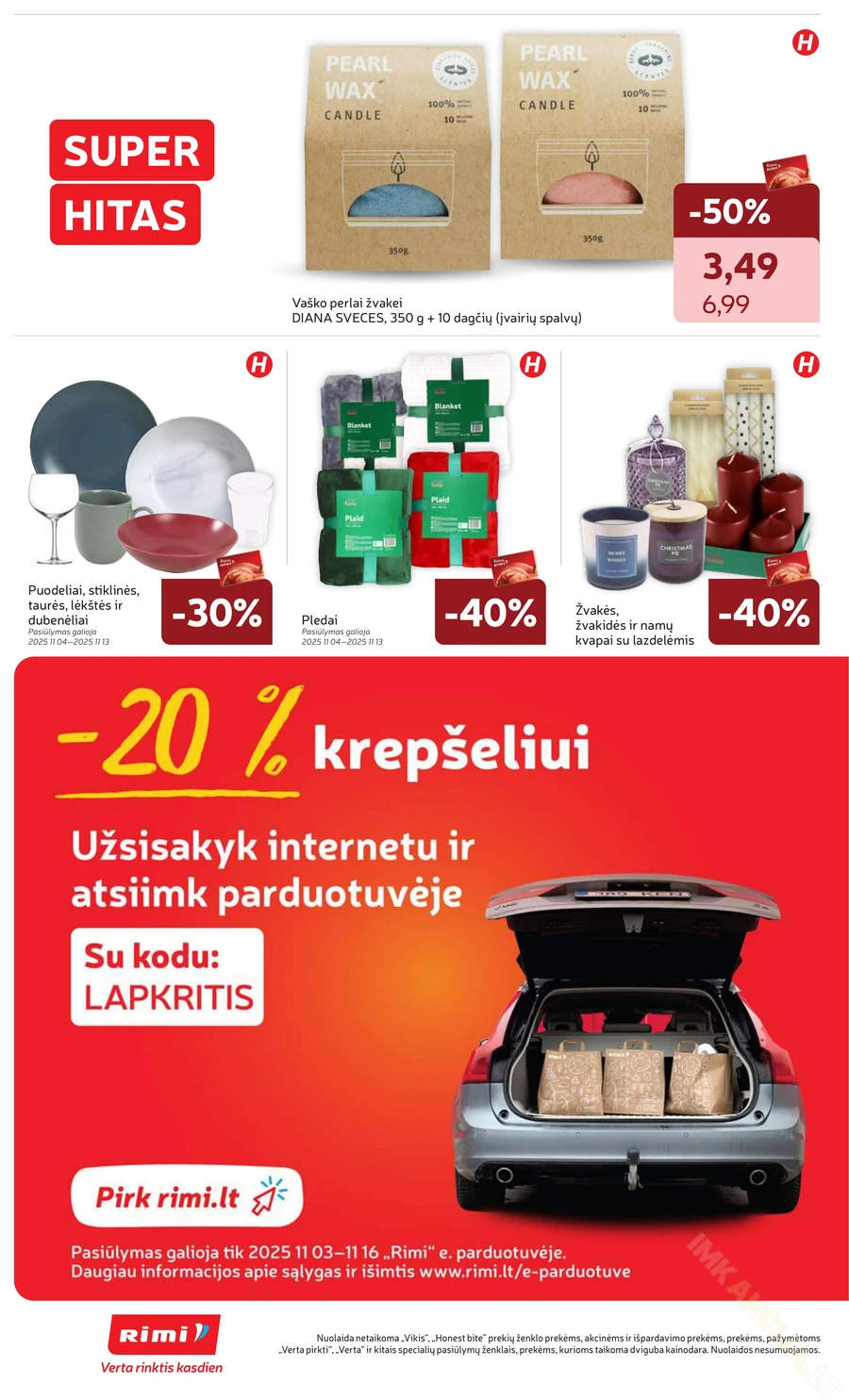 RIMI savaitinis akcijų leidinys Nr. 46 puslapis 38