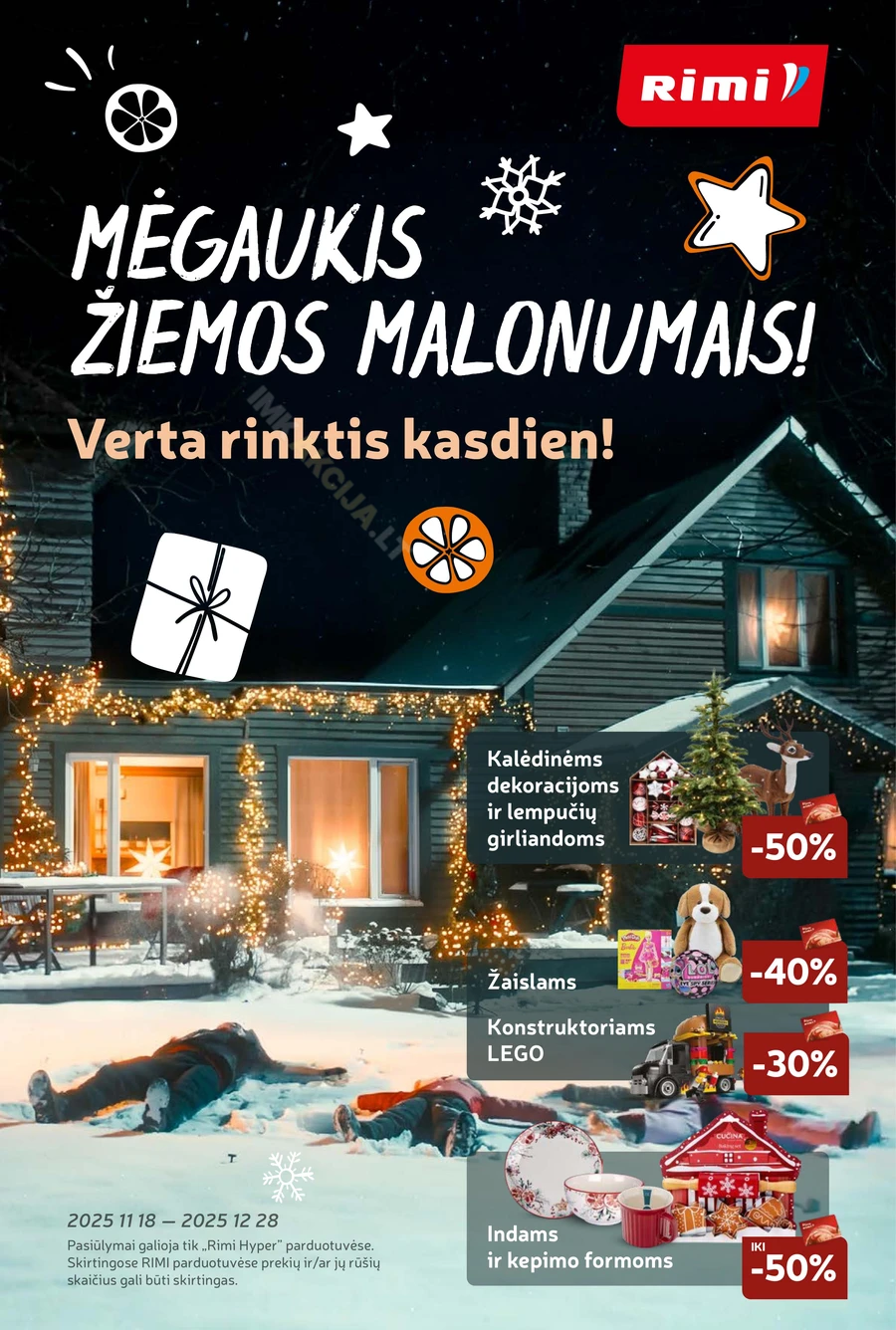 RIMI šventinis ne maisto prekių leidinys puslapis 1