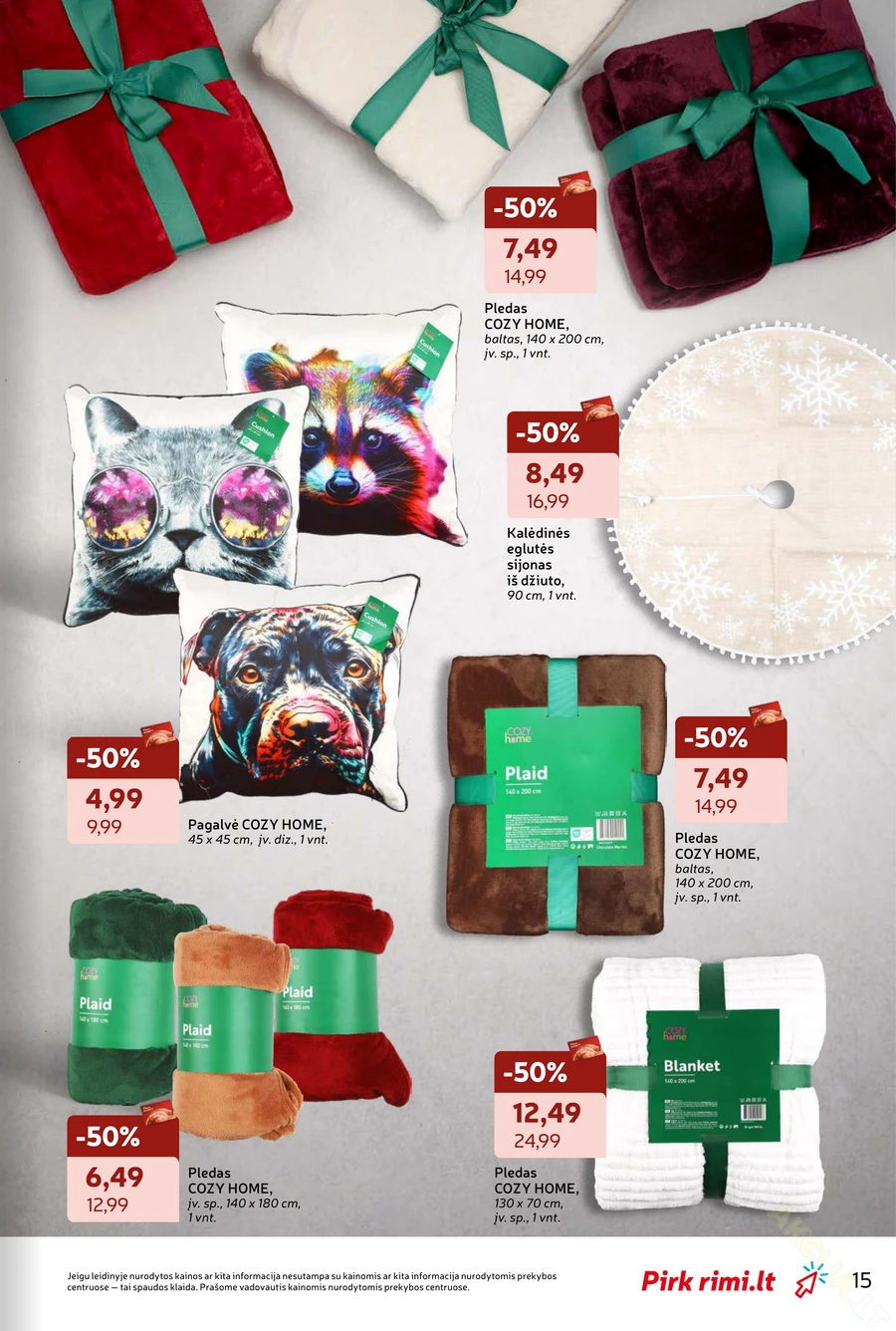 RIMI šventinis ne maisto prekių leidinys puslapis 15