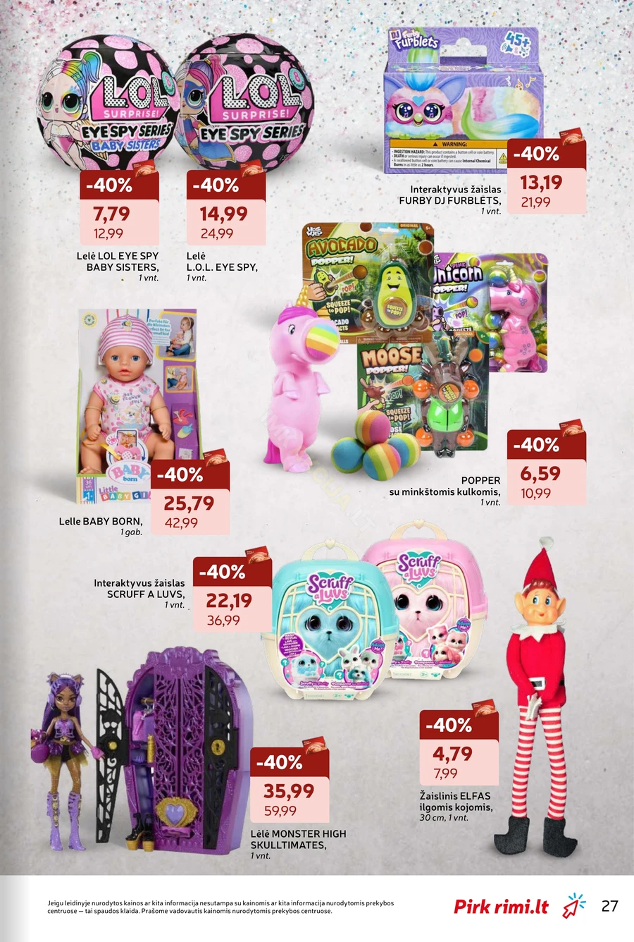 RIMI šventinis ne maisto prekių leidinys puslapis 27