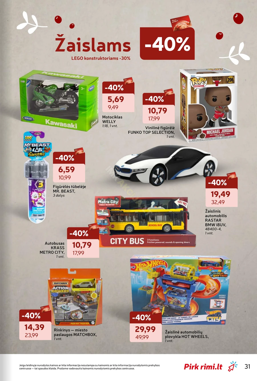 RIMI šventinis ne maisto prekių leidinys puslapis 31