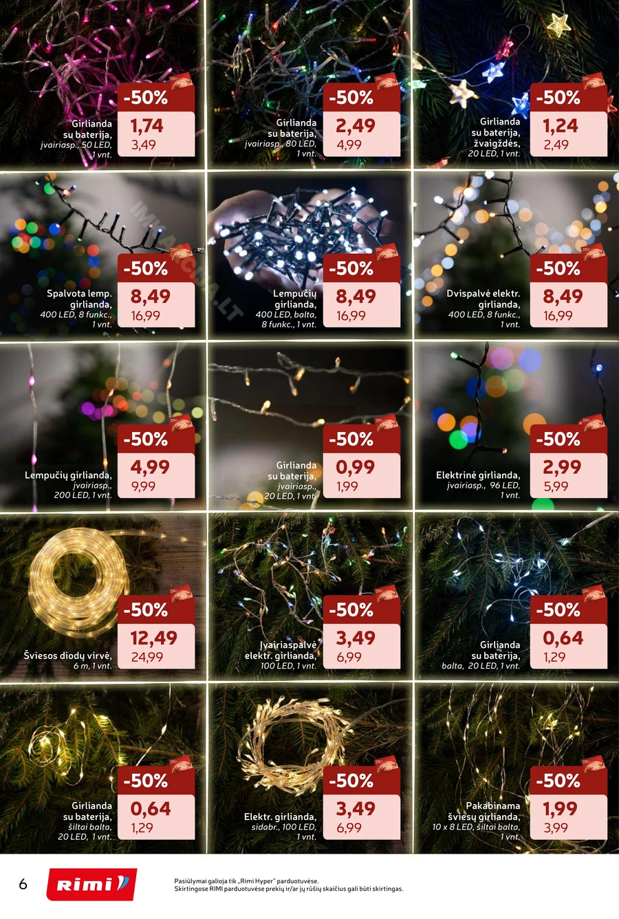 RIMI šventinis ne maisto prekių leidinys puslapis 6