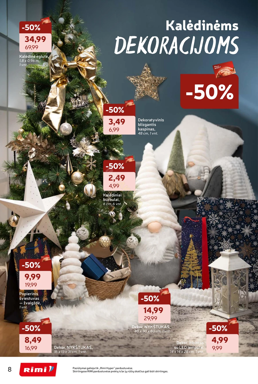 RIMI šventinis ne maisto prekių leidinys puslapis 8