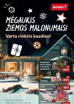 RIMI šventinis ne maisto prekių leidinys