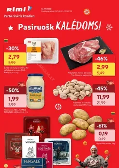 RIMI savaitinis akcijų leidinys Nr. 49
