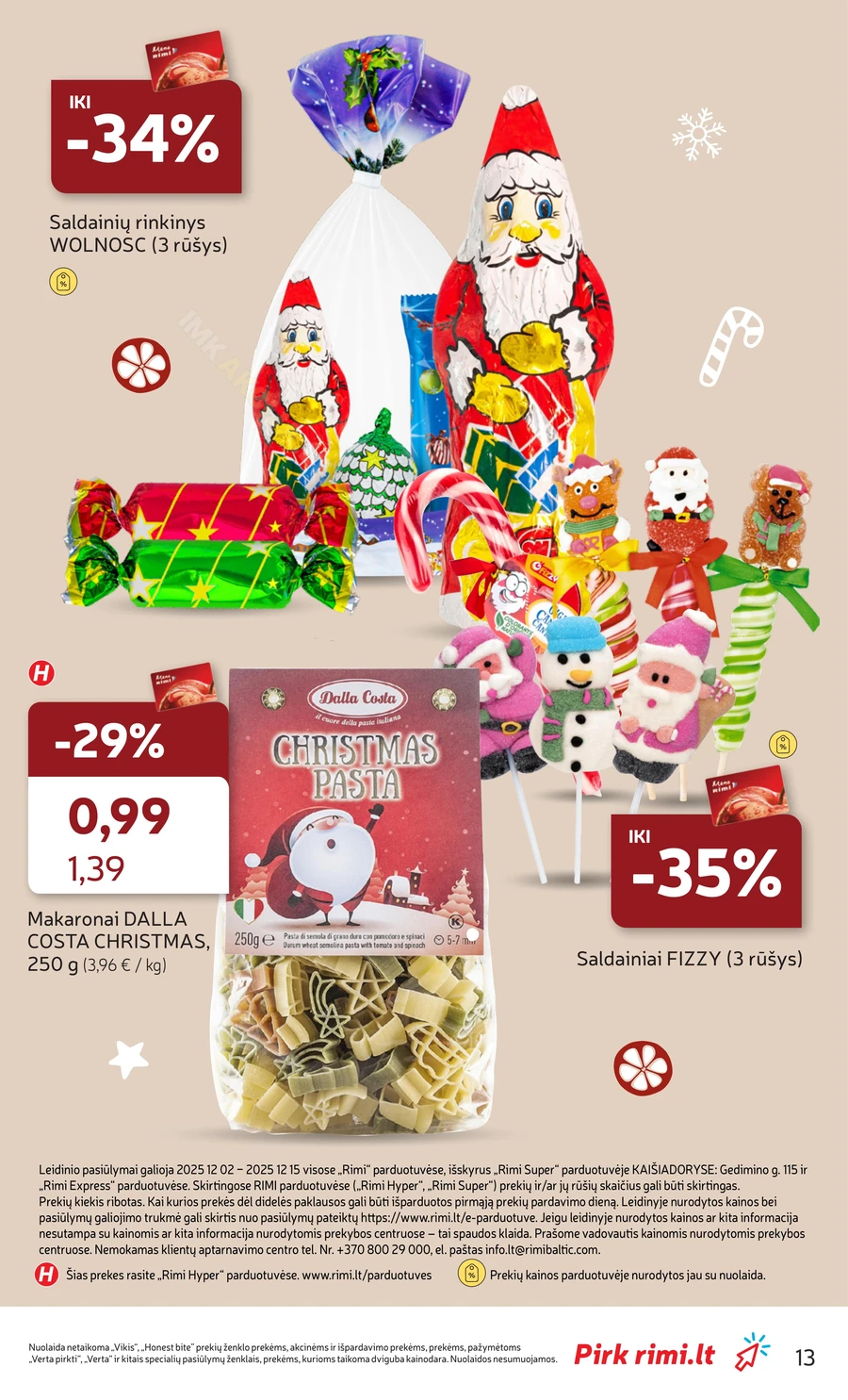 RIMI leidinys „Pasiruošk Kalėdoms!“ puslapis 13