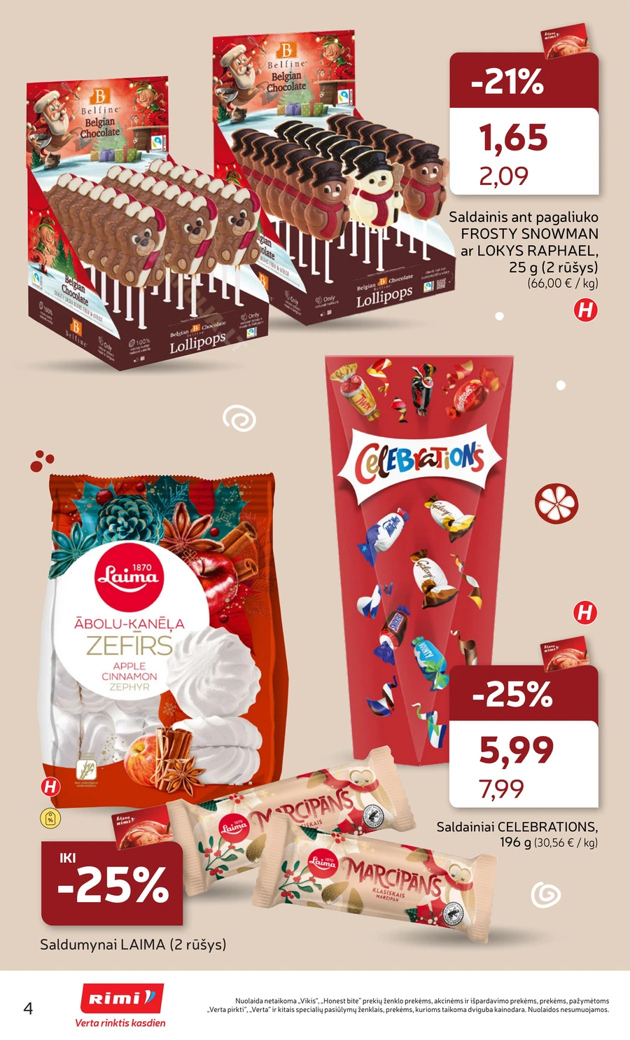 RIMI leidinys „Pasiruošk Kalėdoms!“ puslapis 4