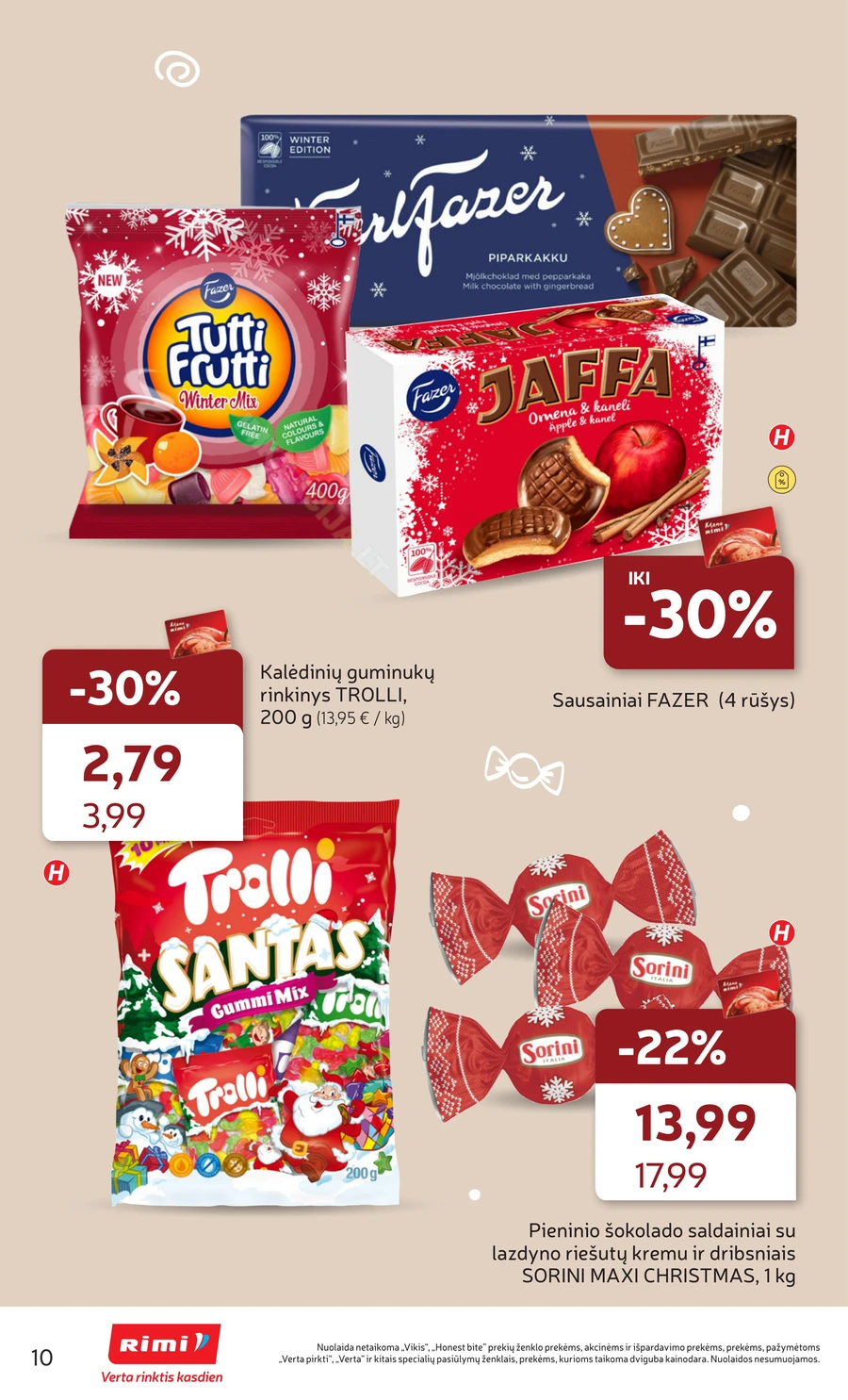 RIMI leidinys „Pasiruošk Kalėdoms!“ puslapis 10