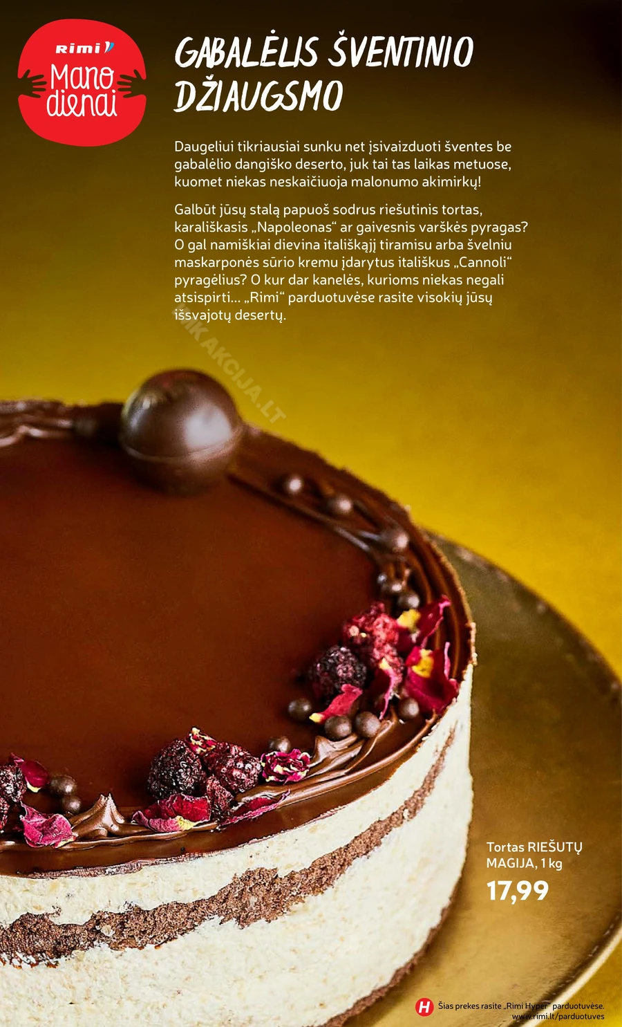 RIMI akcijų leidinys „Švenčių maisto prekės 2025“ puslapis 2
