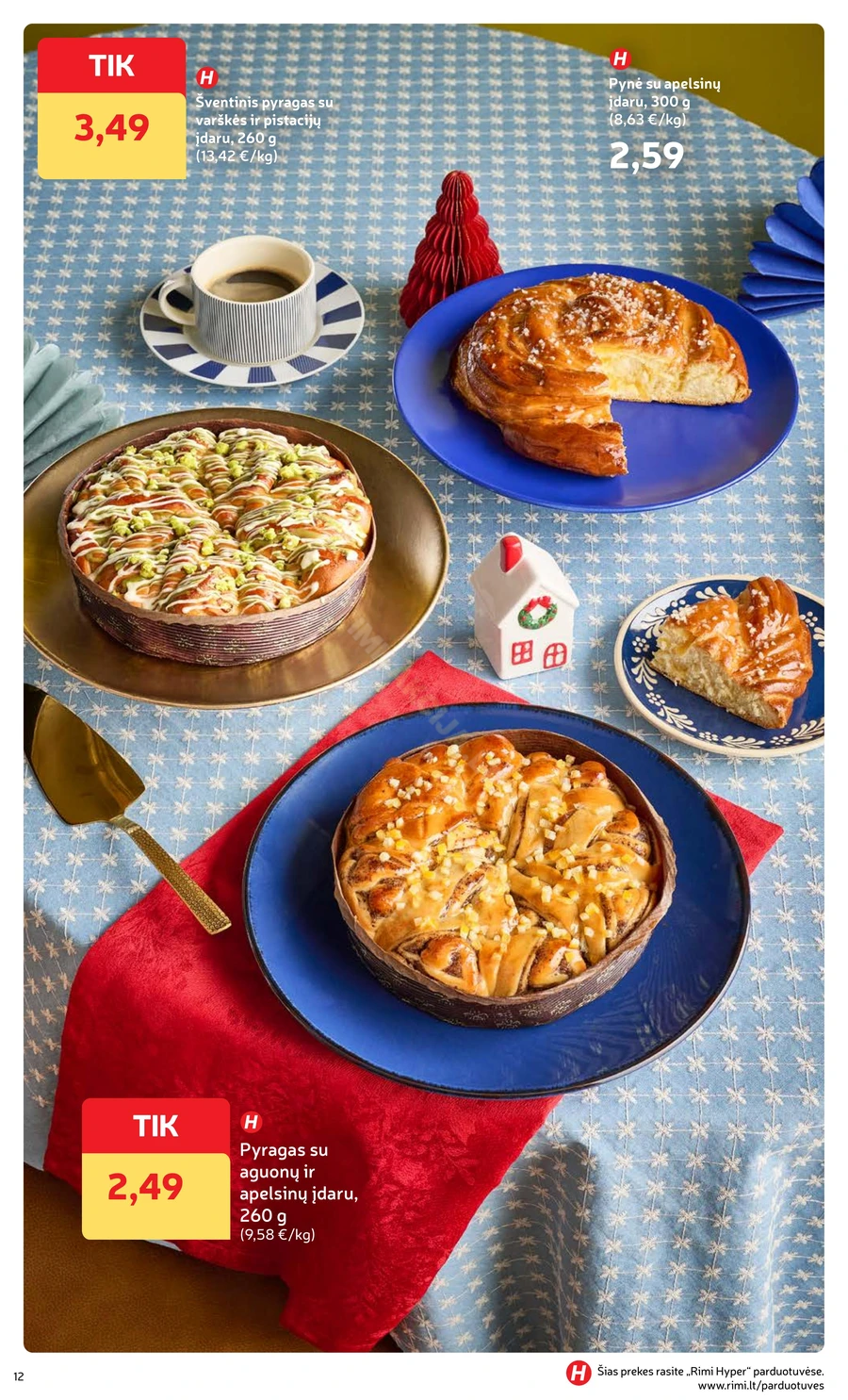 RIMI akcijų leidinys „Švenčių maisto prekės 2025“ puslapis 12
