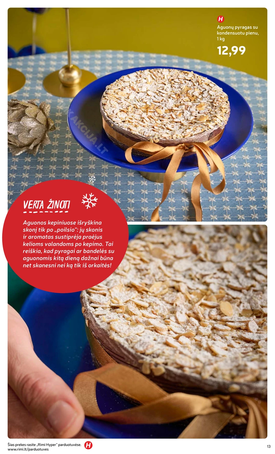 RIMI akcijų leidinys „Švenčių maisto prekės 2025“ puslapis 13
