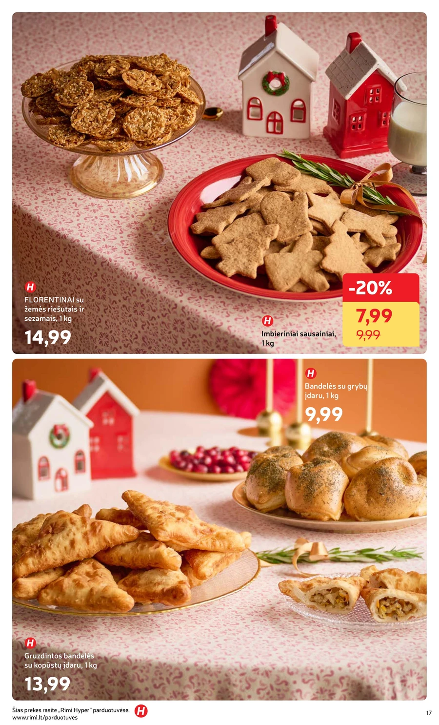 RIMI akcijų leidinys „Švenčių maisto prekės 2025“ puslapis 17