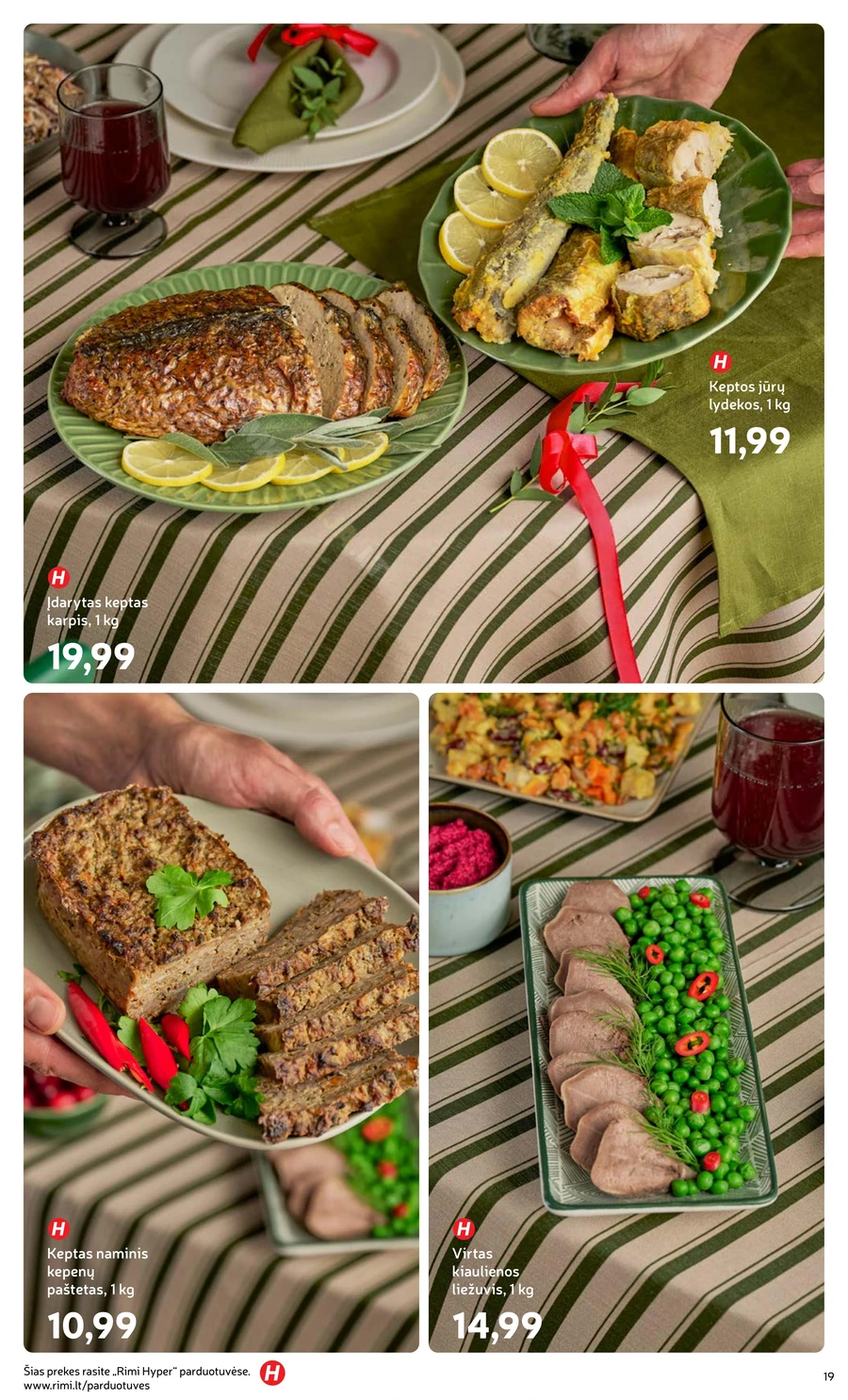 RIMI akcijų leidinys „Švenčių maisto prekės 2025“ puslapis 19