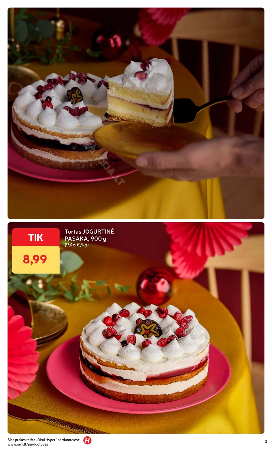 RIMI akcijų leidinys „Švenčių maisto prekės 2025“ puslapis 3