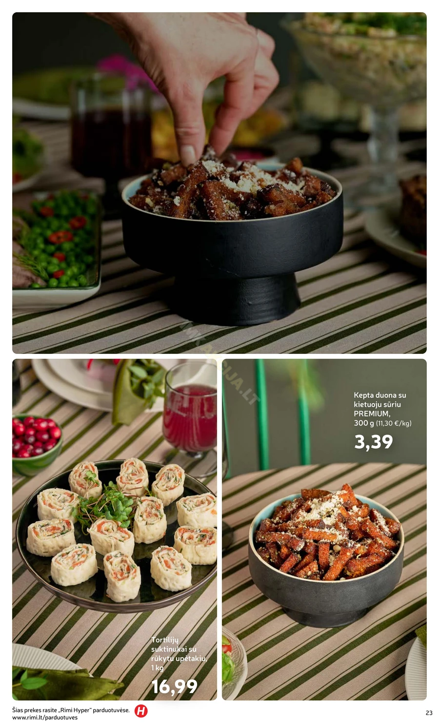 RIMI akcijų leidinys „Švenčių maisto prekės 2025“ puslapis 23