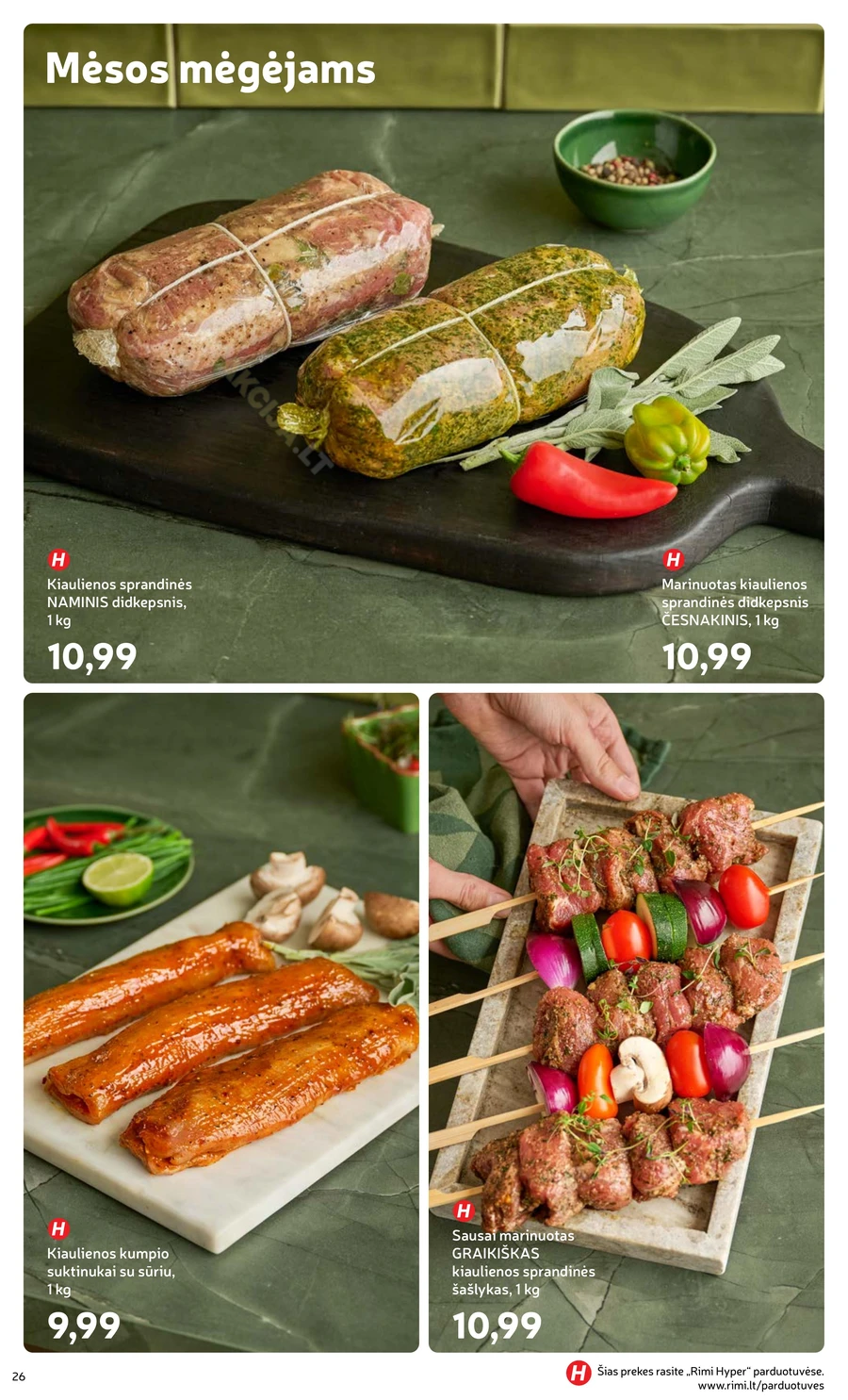 RIMI akcijų leidinys „Švenčių maisto prekės 2025“ puslapis 26