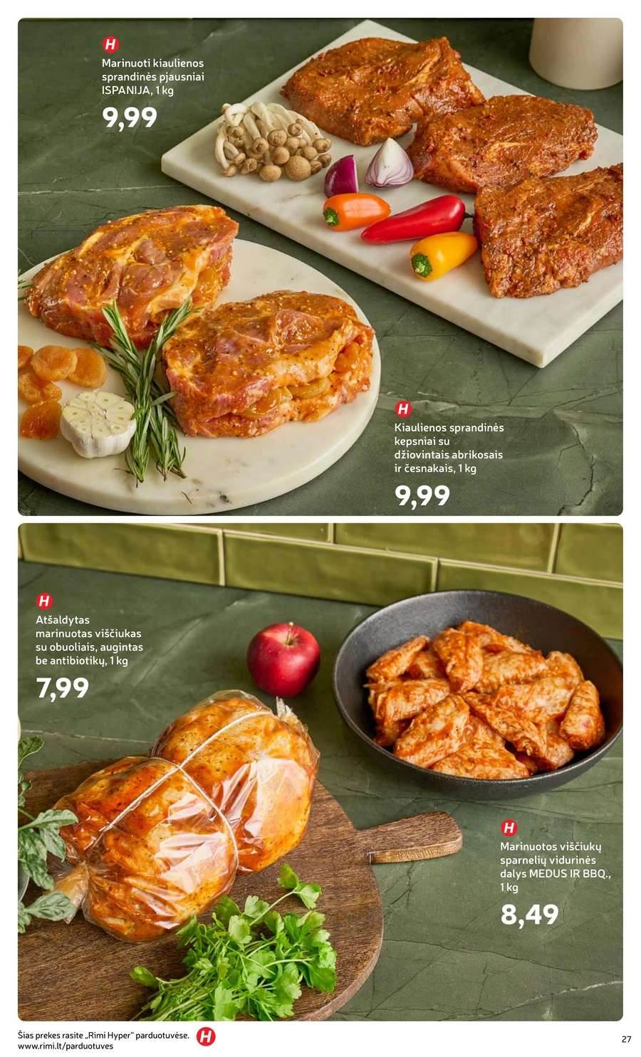 RIMI akcijų leidinys „Švenčių maisto prekės 2025“ puslapis 27