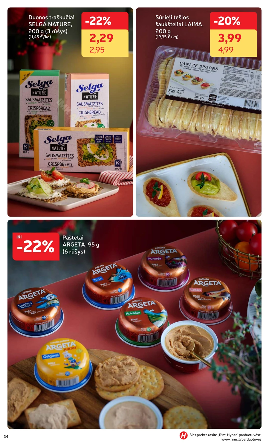 RIMI akcijų leidinys „Švenčių maisto prekės 2025“ puslapis 34