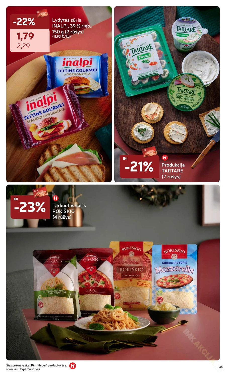 RIMI akcijų leidinys „Švenčių maisto prekės 2025“ puslapis 35
