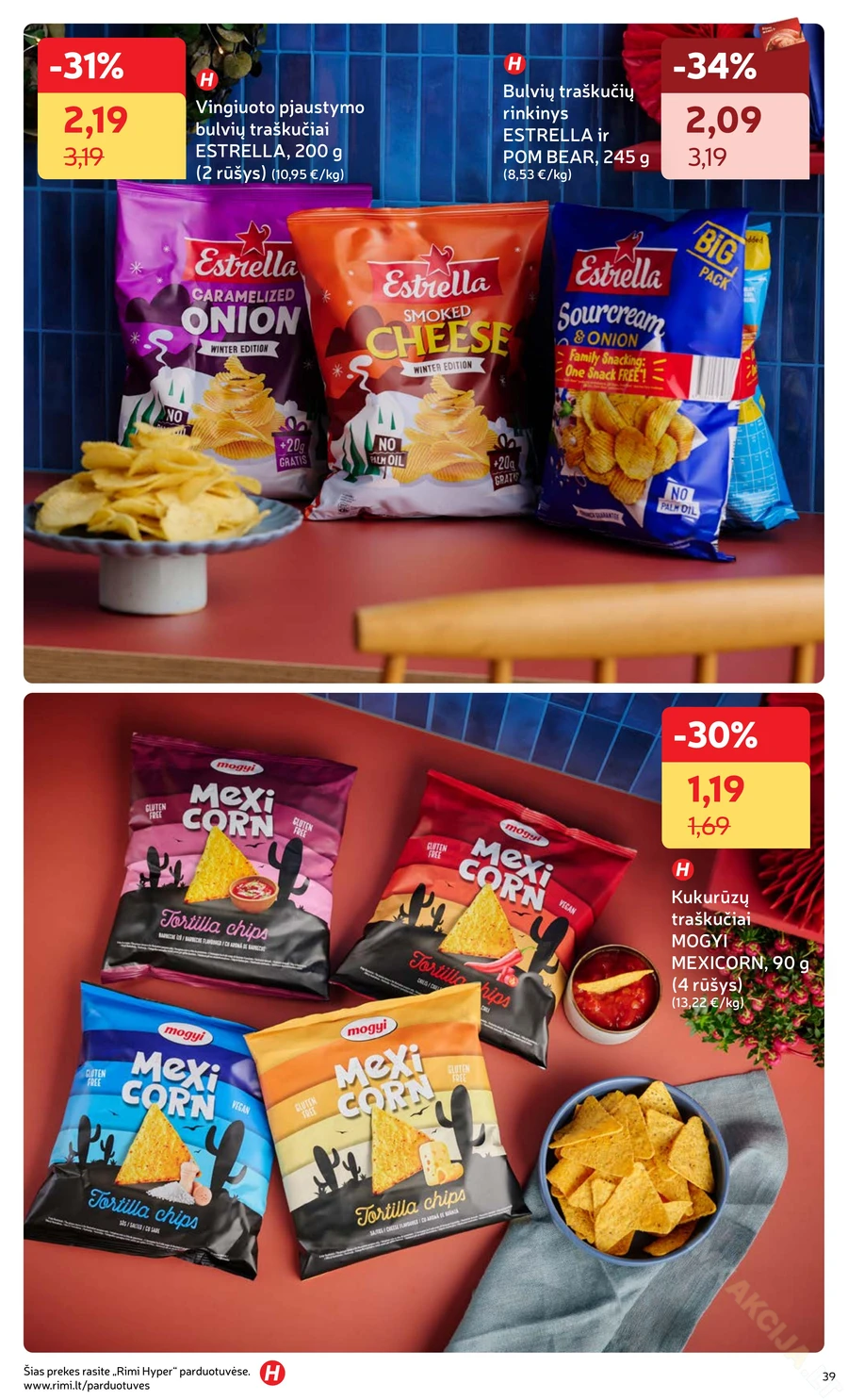 RIMI akcijų leidinys „Švenčių maisto prekės 2025“ puslapis 39