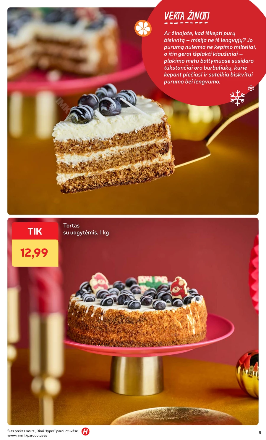 RIMI akcijų leidinys „Švenčių maisto prekės 2025“ puslapis 5