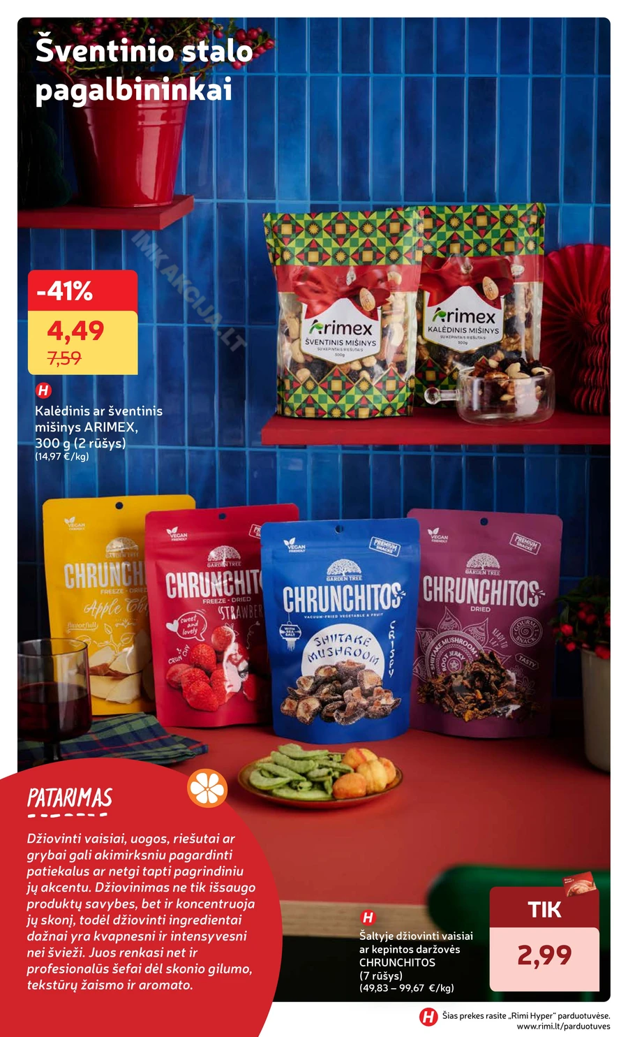 RIMI akcijų leidinys „Švenčių maisto prekės 2025“ puslapis 46