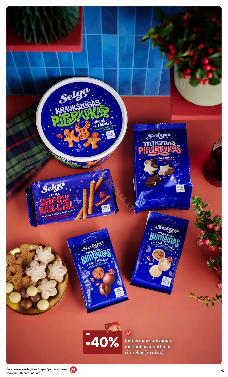 RIMI akcijų leidinys „Švenčių maisto prekės 2025“ puslapis 47