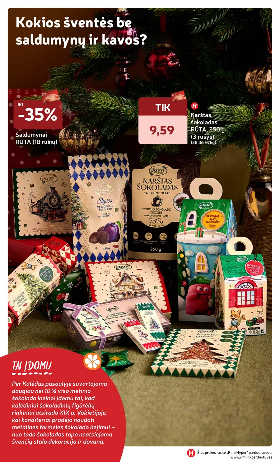 RIMI akcijų leidinys „Švenčių maisto prekės 2025“ puslapis 50
