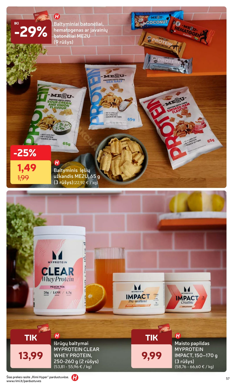 RIMI akcijų leidinys „Švenčių maisto prekės 2025“ puslapis 57