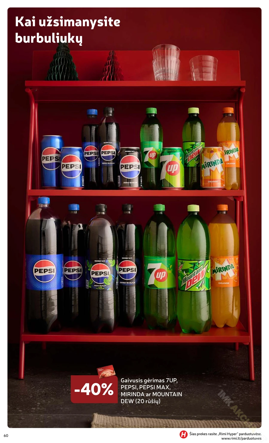 RIMI akcijų leidinys „Švenčių maisto prekės 2025“ puslapis 60