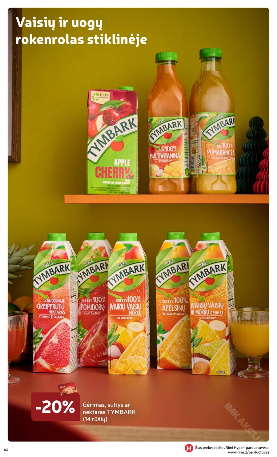 RIMI akcijų leidinys „Švenčių maisto prekės 2025“ puslapis 62