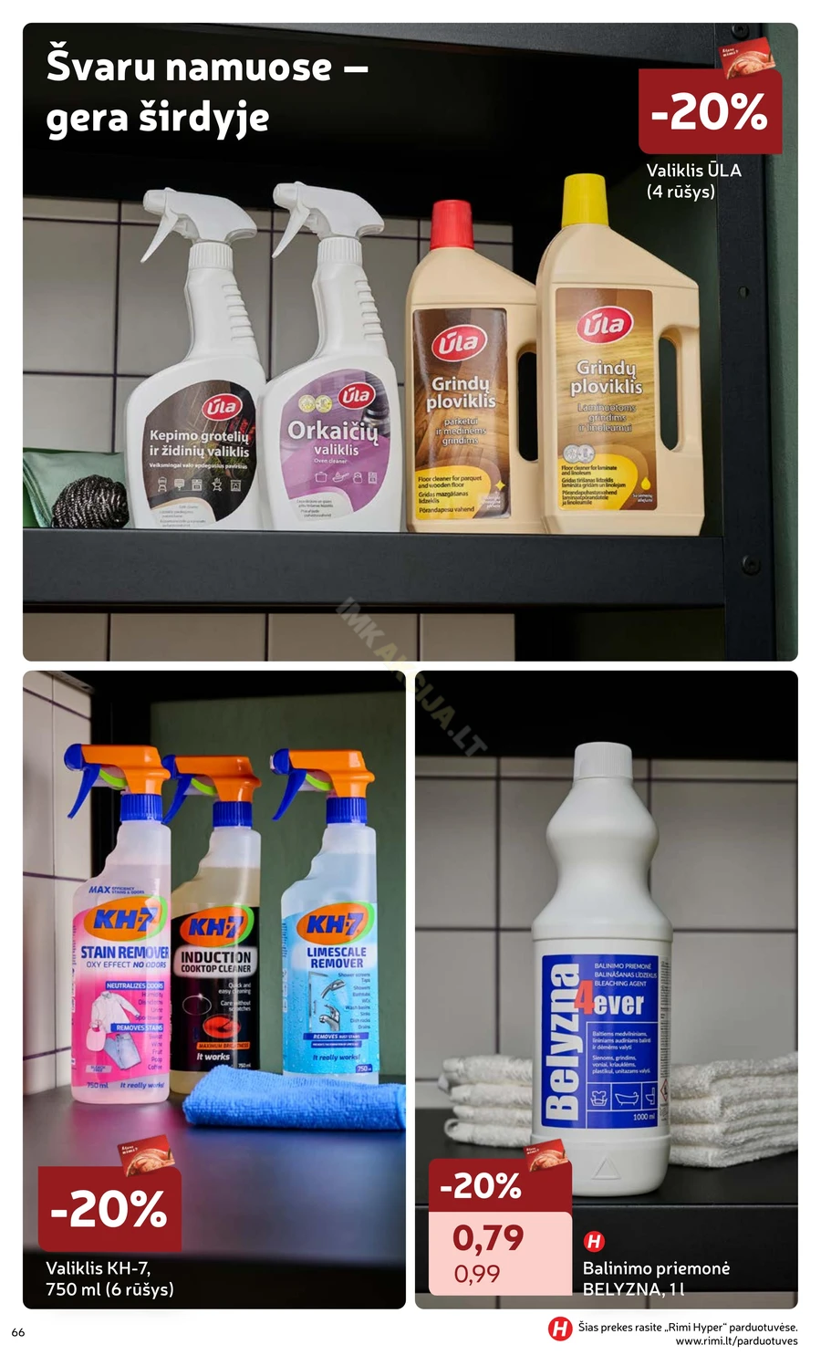 RIMI akcijų leidinys „Švenčių maisto prekės 2025“ puslapis 66