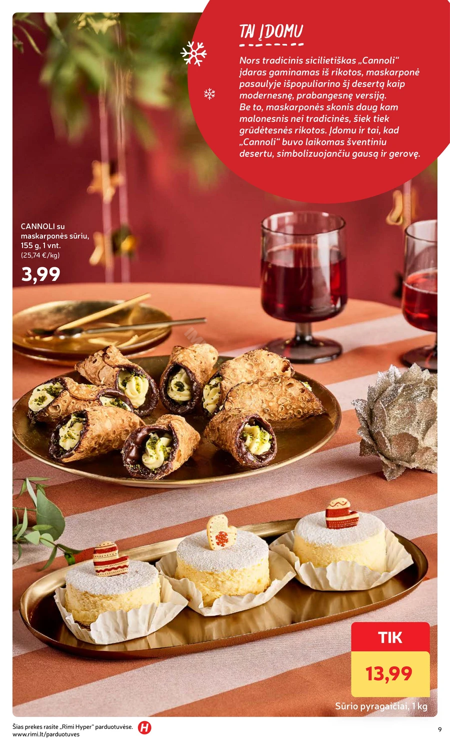 RIMI akcijų leidinys „Švenčių maisto prekės 2025“ puslapis 9