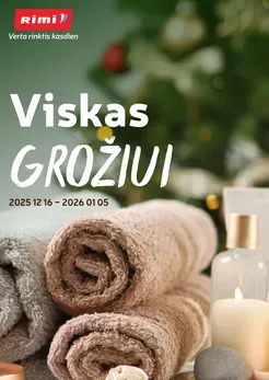 RIMI akcijų leidinys „Viskas grožiui“