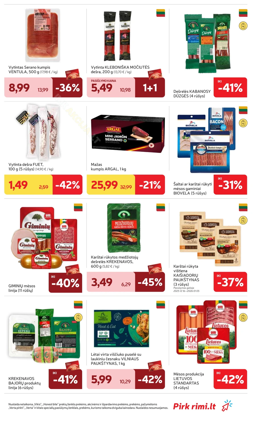 RIMI savaitinis akcijų leidinys Nr. 1 puslapis 11