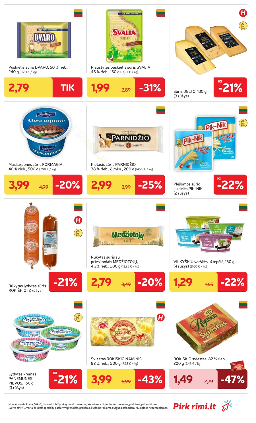 RIMI savaitinis akcijų leidinys Nr. 1 puslapis 15