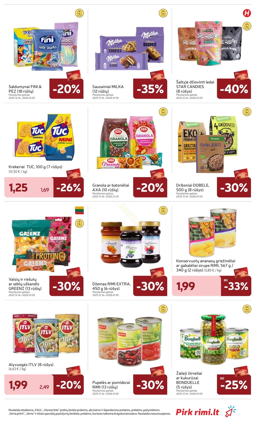 RIMI savaitinis akcijų leidinys Nr. 1 puslapis 19