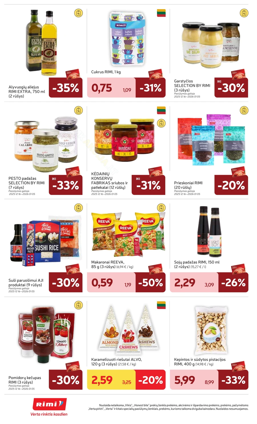 RIMI savaitinis akcijų leidinys Nr. 1 puslapis 20