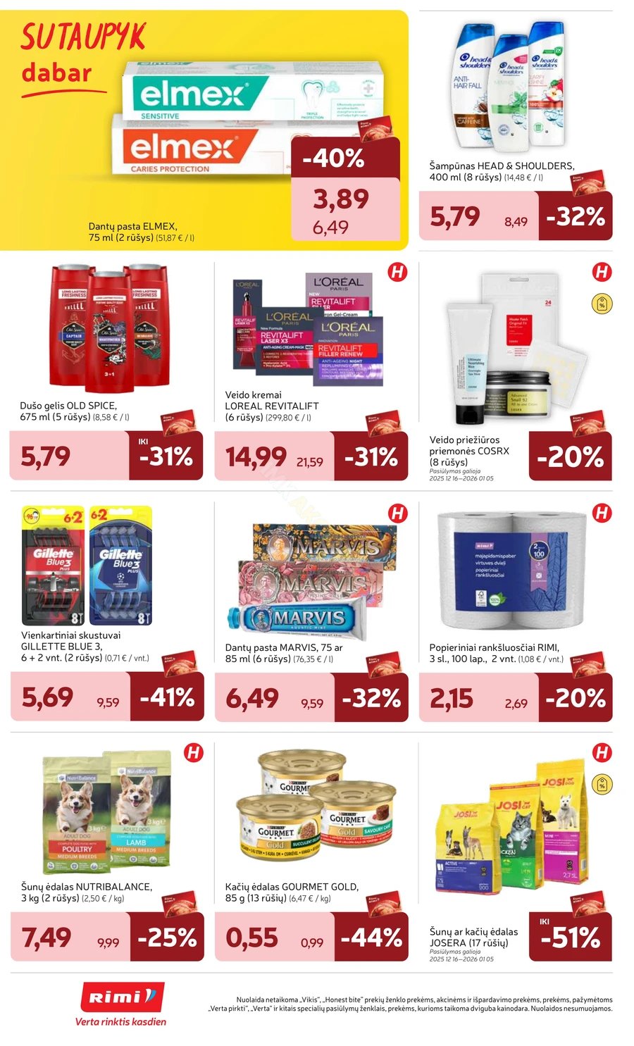 RIMI savaitinis akcijų leidinys Nr. 1 puslapis 22