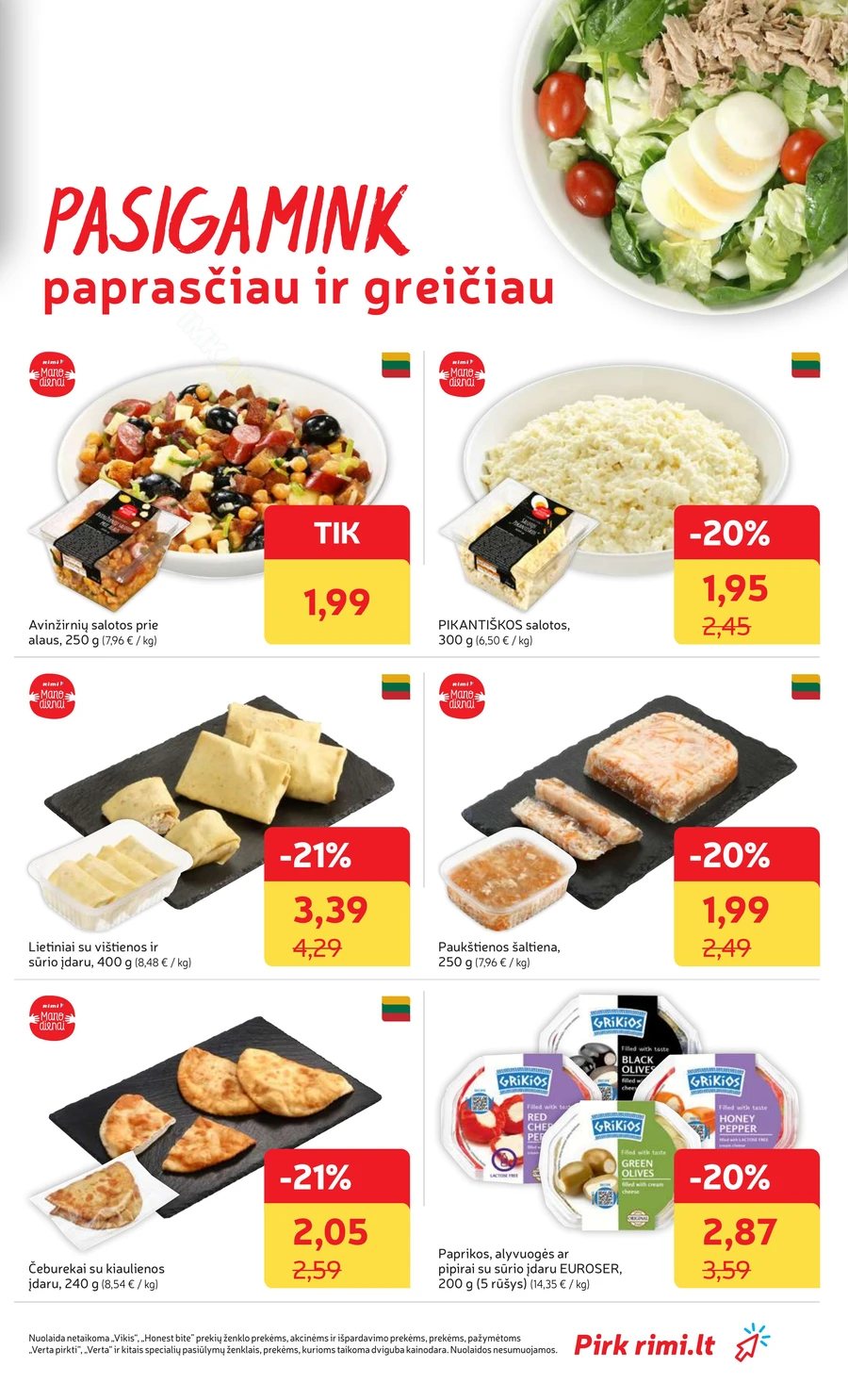 RIMI savaitinis akcijų leidinys Nr. 7 puslapis 19