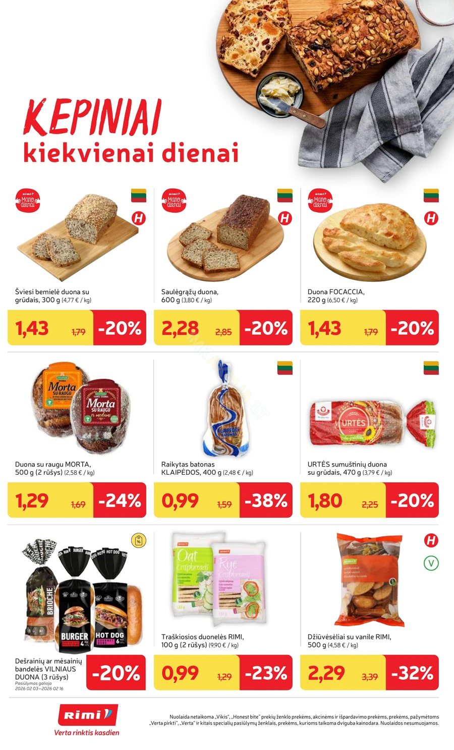 RIMI savaitinis akcijų leidinys Nr. 7 puslapis 20