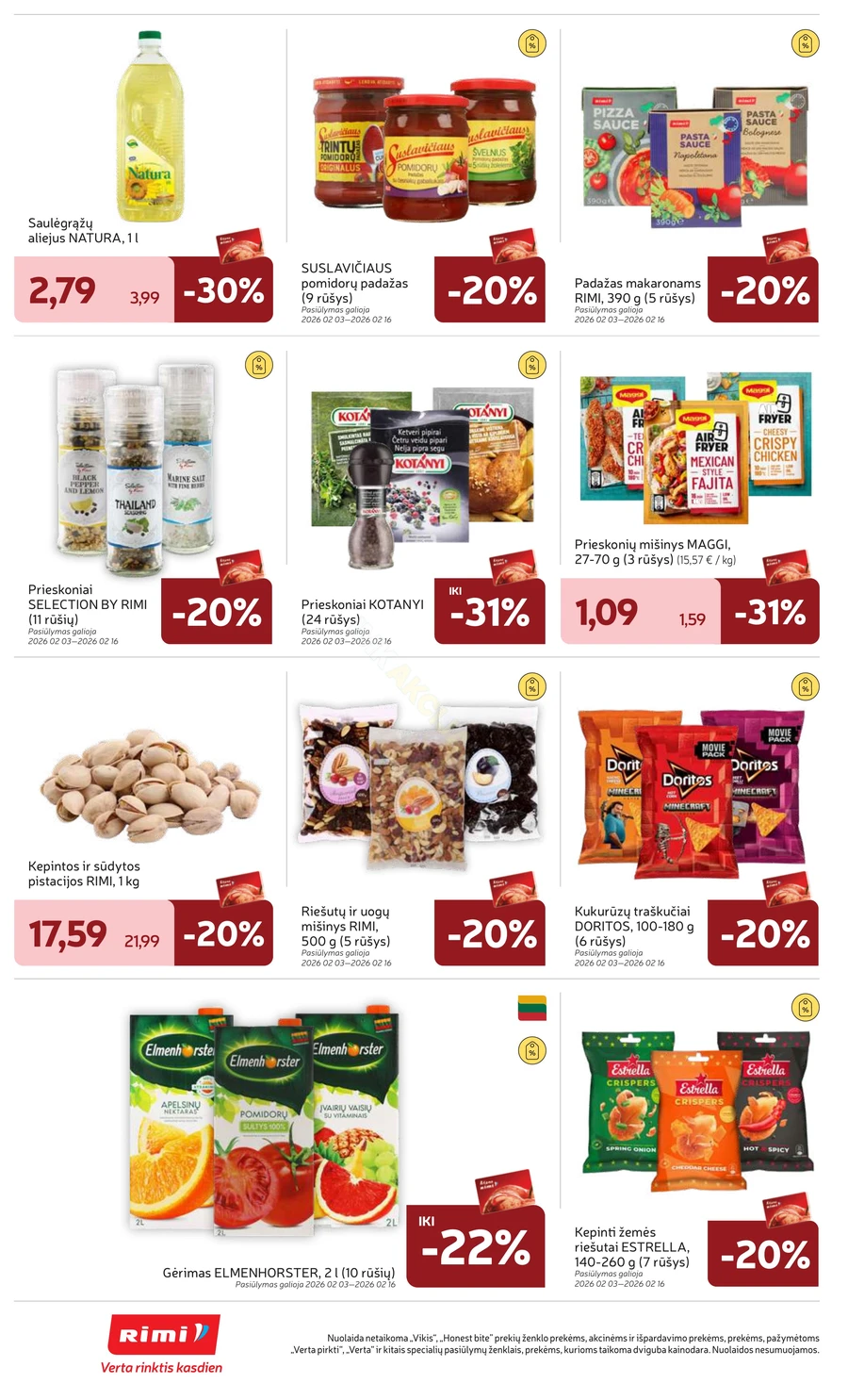 RIMI savaitinis akcijų leidinys Nr. 7 puslapis 30