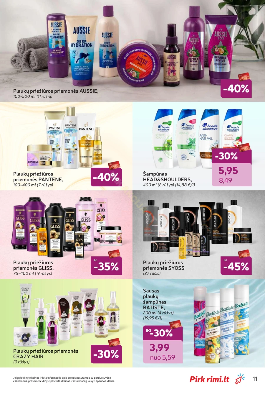 RIMI akcijų leidinys „Grožio šventė“ puslapis 11